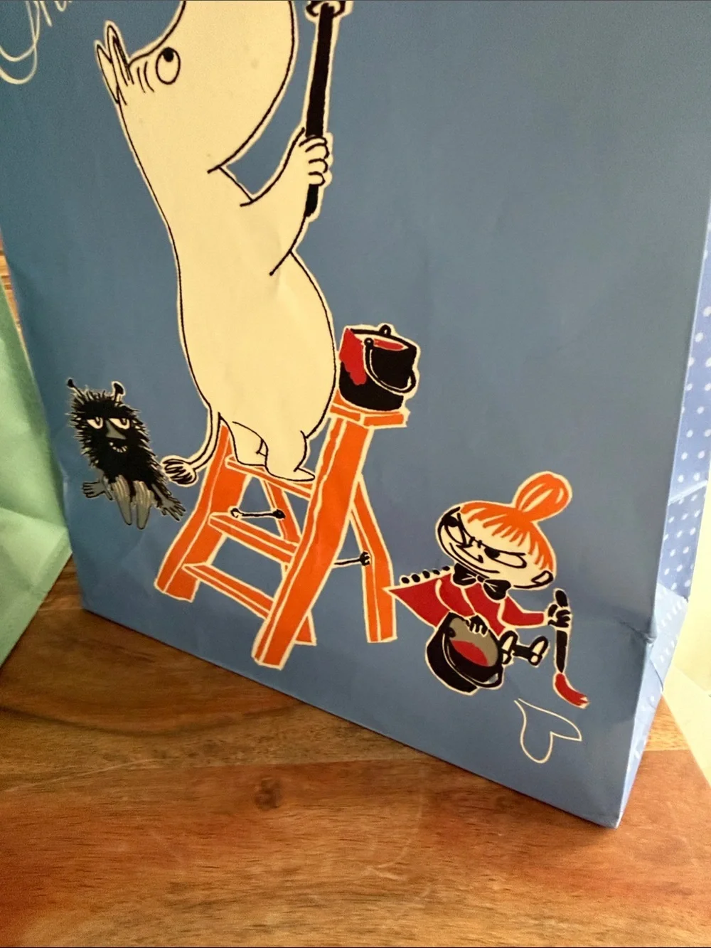 Moomin Polypropylene Reusable Tote Bag and Paper Gift Bag - Picture 7 of 10